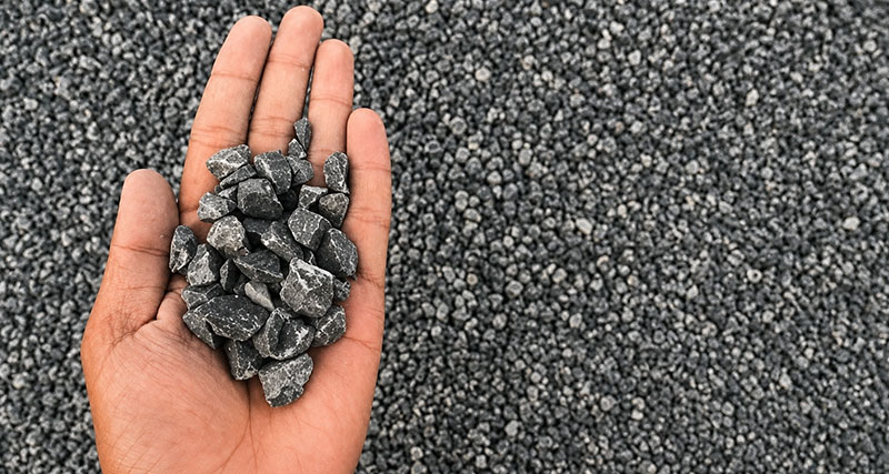 12mm Aggregate Pile