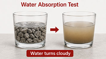 Cloudy water bowl test