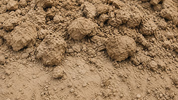 Clay and silt in aggregate